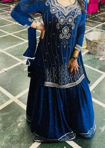 Suit With Flairs Lehnga