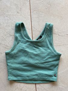 Roxy Cropped Tank Top - Size Small