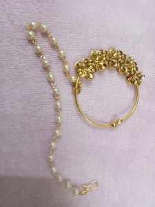 Beautiful Golden Bridal Nath
