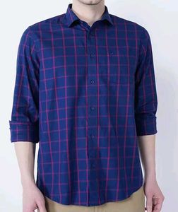 Blue & Red Checkered Shirt