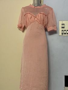 Pintrest Pink Midi Dress