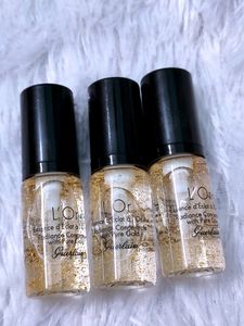 Pack Of 3 Guerlain 24k Pure Gold  Makeup Base