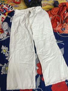 White Wide Leg Jeans