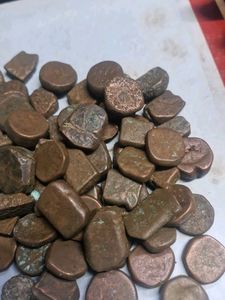30 Pcs Very Old Pure Copper Coin Vintage Lot