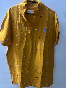 Us Polo Mustard Yellow New Tshirt