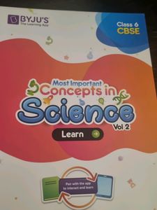 Byju Class 6th Science Books Set Of 3 Cbse