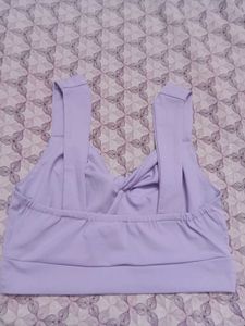 Cute Purple Crop Top