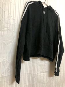 Adidas Original Cropped Hoodie Sweatshirt