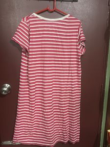Striped Summer T-Shirt Dress