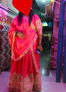 Pink Embroidered Lehenga Choli Set