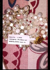 100%Original Vintage Pearl Necklace and Earring