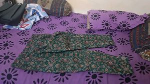 Green Silk Kurta