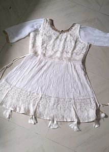 White Embroidered Dress