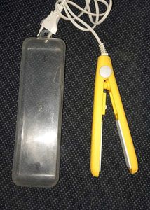 Mini Yellow Hair Straightener