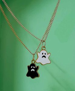 Ghosties Enamel Charm Pendent Combo🖤🤍
