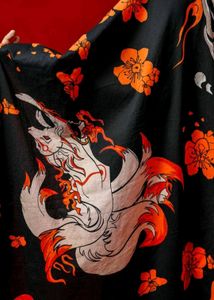 Pre-draped Elegant Black wildflower Saree