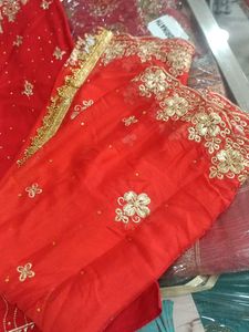 Red Embroidered Salwar Kameez