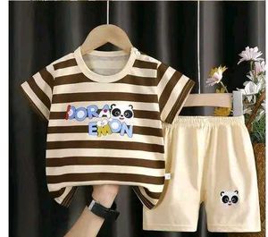 Cute Cartoon Outfit Set (Pack of 2)
