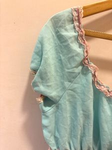 Cute Lace Trim Imported Top