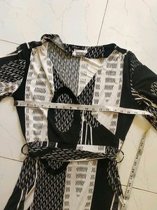 Branded Black and White One-piece