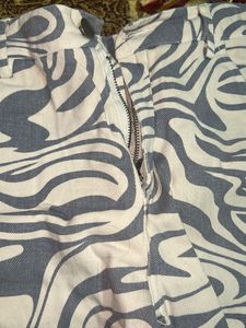 Blue Patterned Shorts