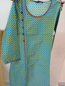 Dhuni brand cotton kurtiWithout liningPeacock gree