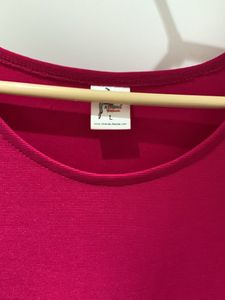 Magenta Midi Dress