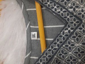 Grey Simple Design Kurti