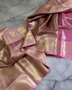 New Without Tag- Banarasi Tissue Silk