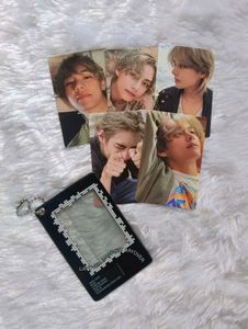 BTS V Layover Album Purple Ver. with Card Holder