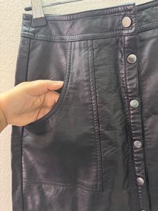 Black Skirt With Front Closure