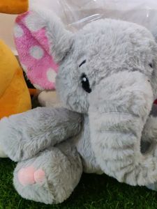 Hamleys Gray Elephant Plush Toy