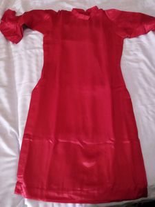 Red Kurti - One Time Used Only