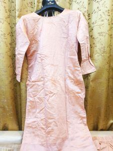 Light Pink Embellished Kurti