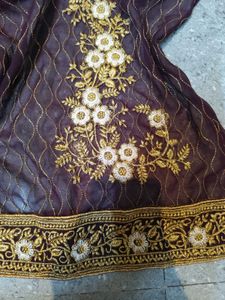 Embroidered Red Ethnic Top