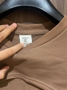 Cutout Crop Top Brown