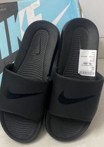 Men’s Black Nike-Style Comfort Slides