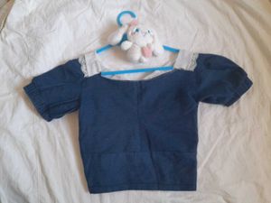 Denim Crop Top