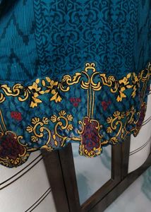 Patchwork Dress With Cotton Dupatta