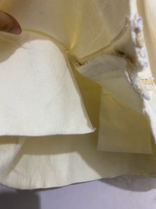 Korean Style Imported Knit Ruffle Border Cardigan