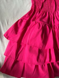Pink Ruffle Dress