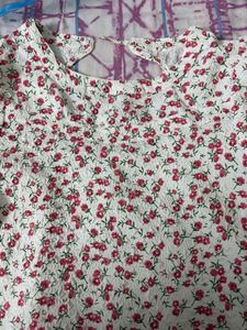 Floral Puff Sleeve Top