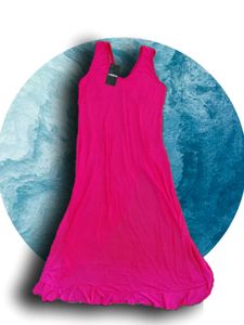 Shein Pink Sleeveless Dress