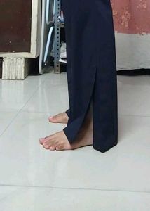 Black Flare Leg Trousers