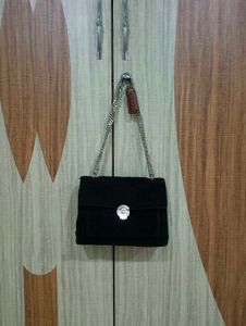 Mango Chic Black Handbag