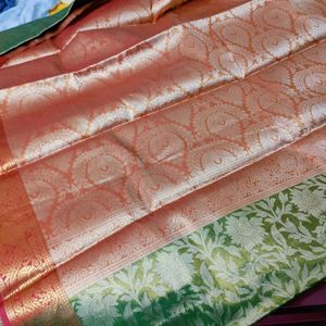 Beautiful Lime Green &amp; Red Saare