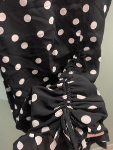H&amp;M Draped Chiffon Dress