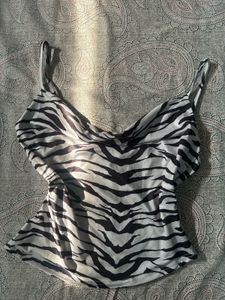 Zebra Print Cami Top