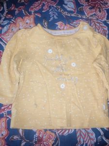 Yellow 'Sunshine' Baby Top