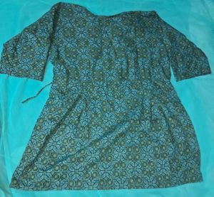 Green Short Kurta